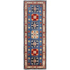 Kazak Rug Handmade Blue Medallion 6' Runner