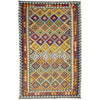Handmade Multi Kilim Geometric 7x10 ft