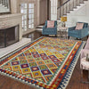 Handmade Multi Kilim Geometric 7x10 ft