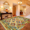 Handmade Multi Kilim Geometric 5x8 ft