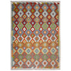 Handmade Multi Kilim Geometric 7x10 ft