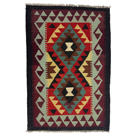 Handmade Multi Kilim Geometric 2x3 ft