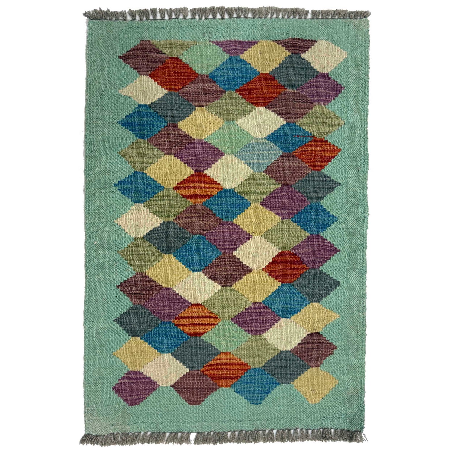 Handmade Multi Kilim Geometric 2x3 ft