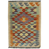 Handmade Multi Kilim Geometric 2x3 ft