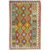 Handmade Multi Kilim Geometric 4x6 ft