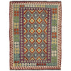 Handmade Multi Kilim Geometric 4x7 ft