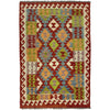 Handmade Multi Kilim Geometric 3x5 ft