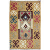 Handmade Multi Kilim Geometric 3x5 ft