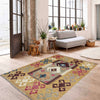 Handmade Multi Kilim Geometric 3x5 ft