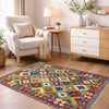 Handmade Multi Kilim Geometric 3x5 ft