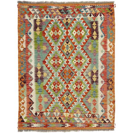 Handmade Multi Kilim Geometric 3x5 ft