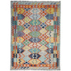 Handmade Multi Kilim Geometric 5x8 ft