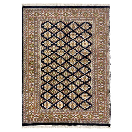 Jaldar Area Rug Handmade Multi Floral 4x6 ft