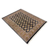 Jaldar Area Rug Handmade Multi Floral 4x6 ft