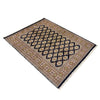 Jaldar Area Rug Handmade Multi Floral 4x6 ft