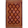 Hand-Knotted Multi Floral Maimana Kilim Area Rug – 5' 6" x 9' 8" ft (167 x 294 cm) | SKU: G39687
