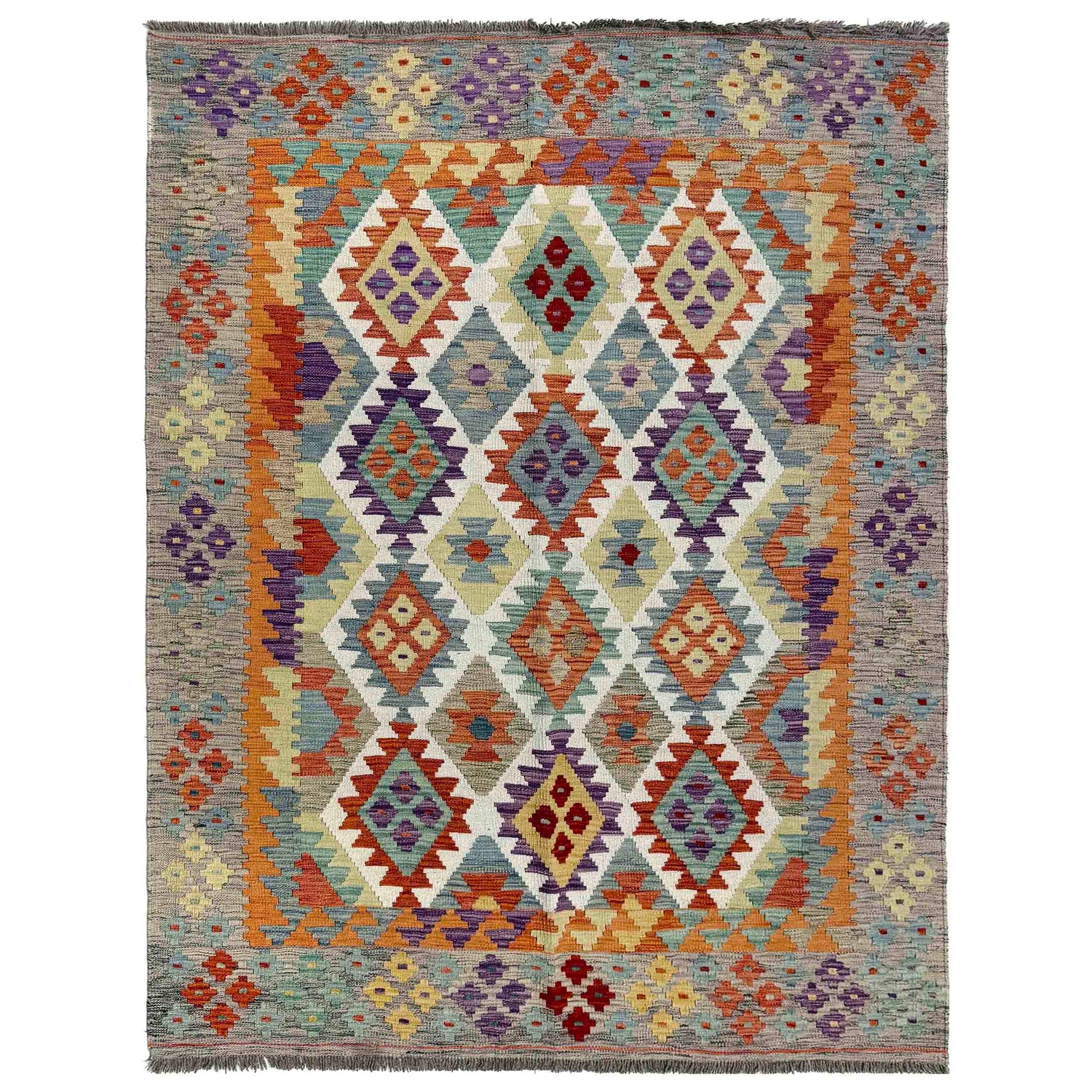 Hand Made Afghan Kilim – 153 x 204 cm | SKU: G39796