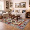 Colorful Flat-Weave Wool Kilim – 152 x 212 cm | SKU: G39797