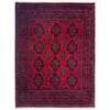 Hand-Knotted Red Geometric Khal Mohammadi Area Rug – 5' 1" x 6' 3" ft (156 x 190 cm) | SKU: G39808