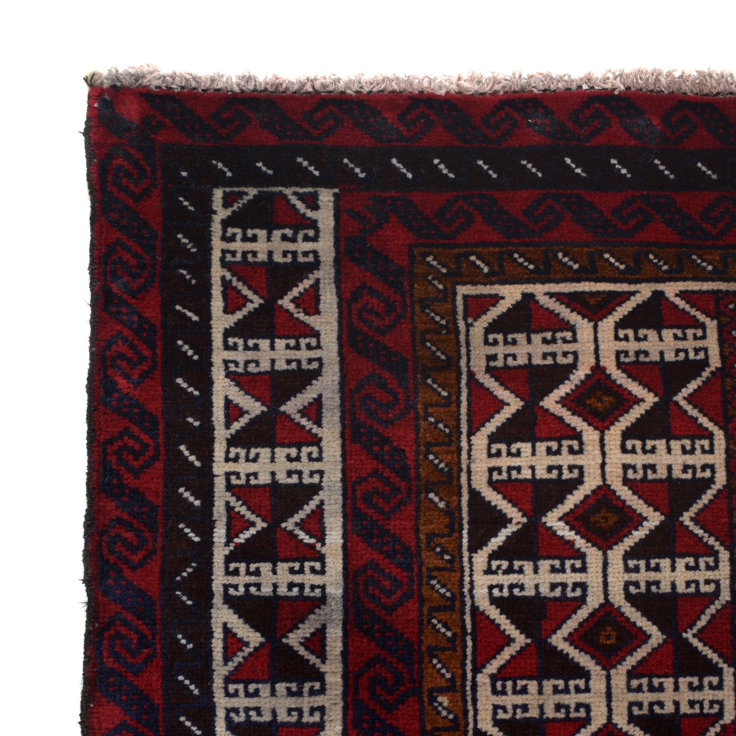 Baluchi Rug Handmade Multi Prayer Design 2x4 ft
