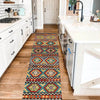 Handmade Multi Kilim Geometric 10' Runner