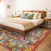 Handmade Multi Kilim Geometric 9x12 ft