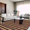 Maimana Kilim Area Rug Handmade Multi Floral 6x9 ft