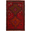 Baluchi Rug Handmade Multi Geometric 2x4 ft
