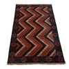 Baluchi Rug Handmade Multi Curvilinear 3x5 ft