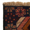 Baluchi Rug Handmade Multi Curvilinear 3x5 ft