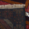 Baluchi Rug Handmade Multi Curvilinear 3x5 ft