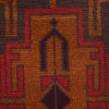 Baluchi Rug Handmade Red Geometric 3x5 ft