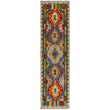 Handmade Multi Kilim Geometric 6' Runner