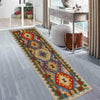 Handmade Multi Kilim Geometric 6' Runner