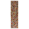 Handmade Multi Kilim Geometric 10' Runner