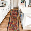 Handmade Multi Kilim Geometric 10' Runner
