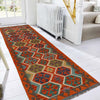 Handmade Multi Kilim Geometric 10' Runner