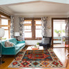 Handmade Multi Kilim Geometric 5x8 ft