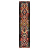 Handmade Multi Kilim Geometric 8' Runner
