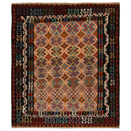 Handmade Multi Kilim Geometric 8x10 ft
