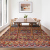 Handmade Multi Kilim Geometric 9x12 ft