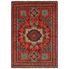 Shirazi Area Rug Handmade Red Medallion 7x10 ft