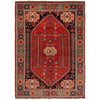 Shirazi Area Rug Handmade Red Medallion 7x10 ft