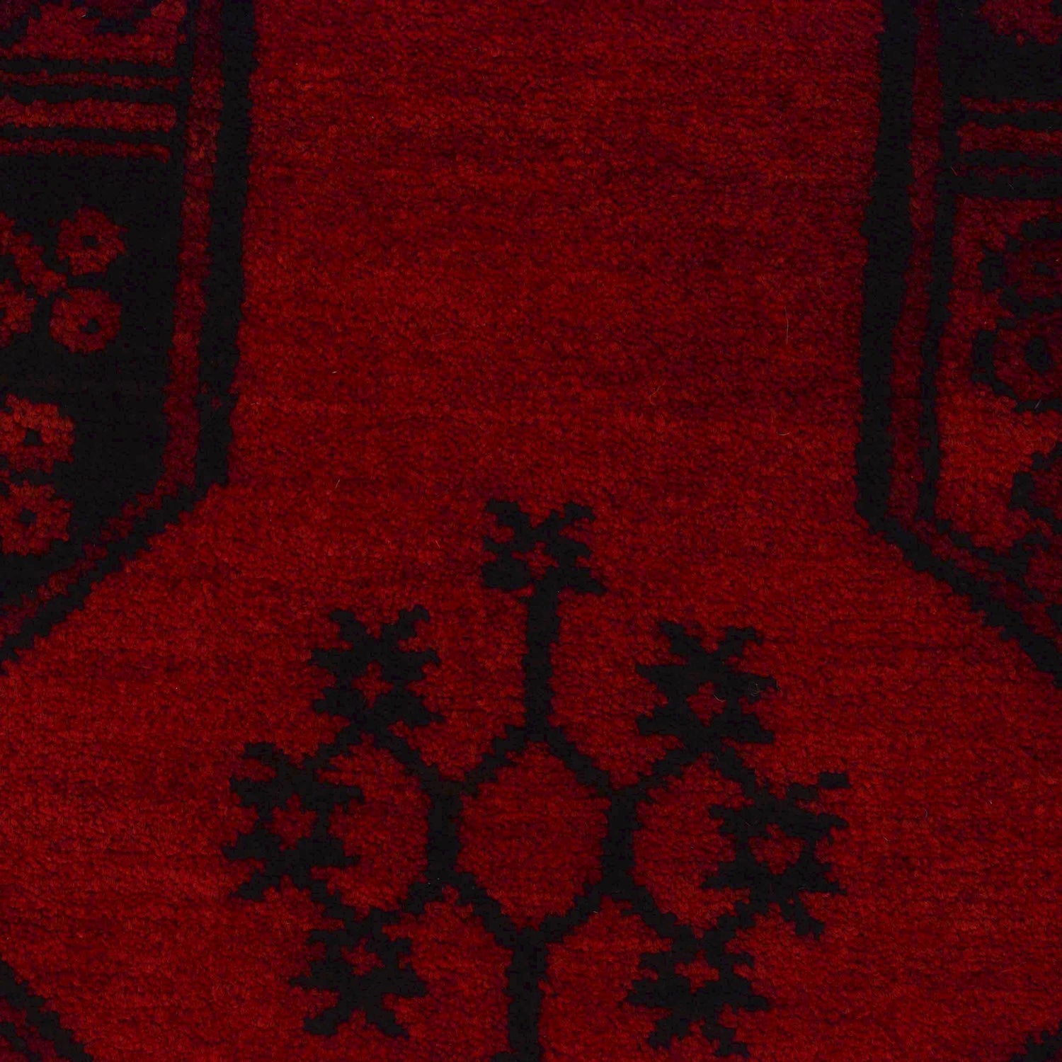 Filpa Area Rug Handmade Red Geometric 7x10 ft