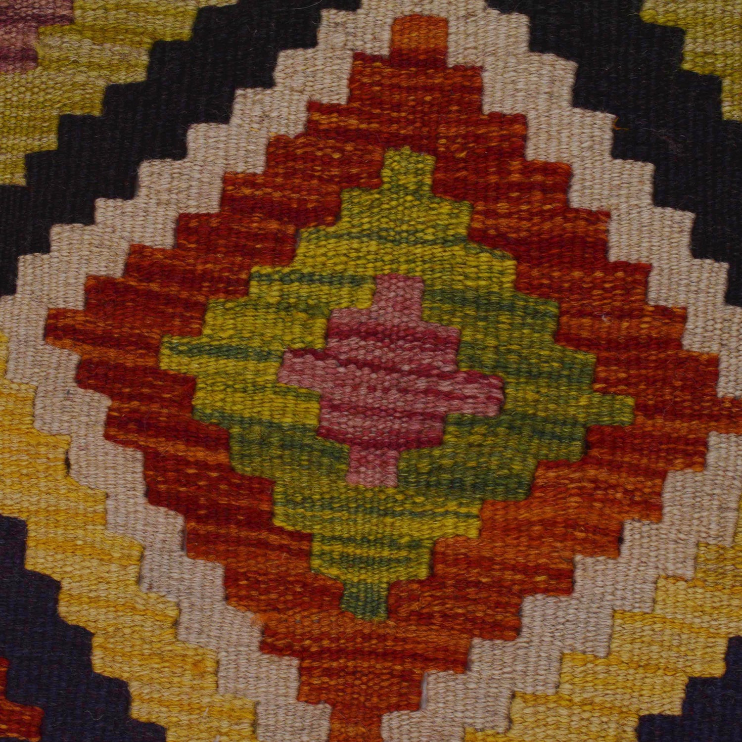 Handmade Multi Kilim Geometric 3x5 ft