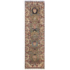 Sultani Runner Handmade Gray Floral 8' Runner