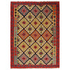 Handmade Multi Kilim Geometric 4x7 ft