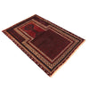 Baluchi Rug Handmade Red Prayer Design 3x5 ft