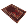Baluchi Rug Handmade Red Prayer Design 3x5 ft