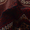 Baluchi Rug Handmade Red Prayer Design 3x5 ft